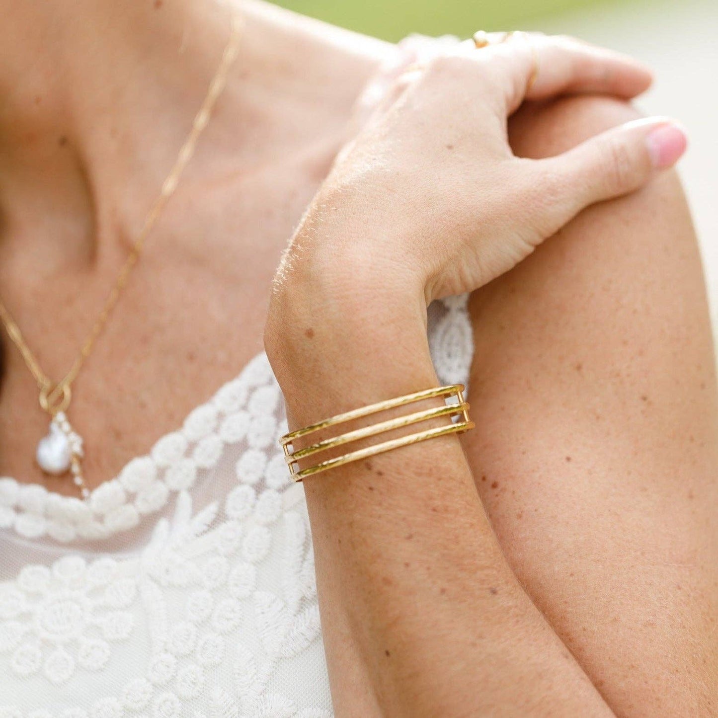 Golden Cuff Bracelet