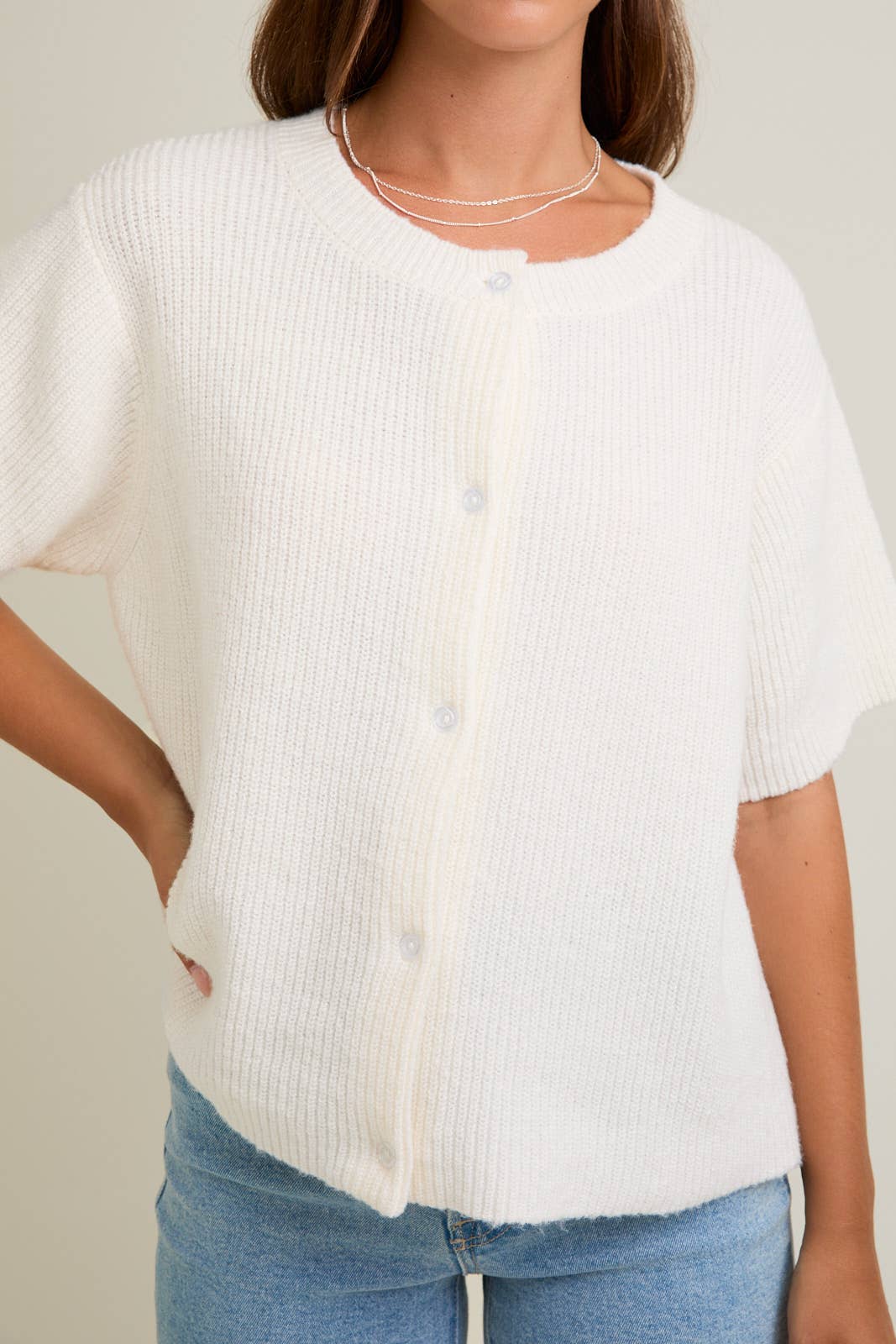 Mae Short Sleeve Cardigan (PREORDER SEPT)