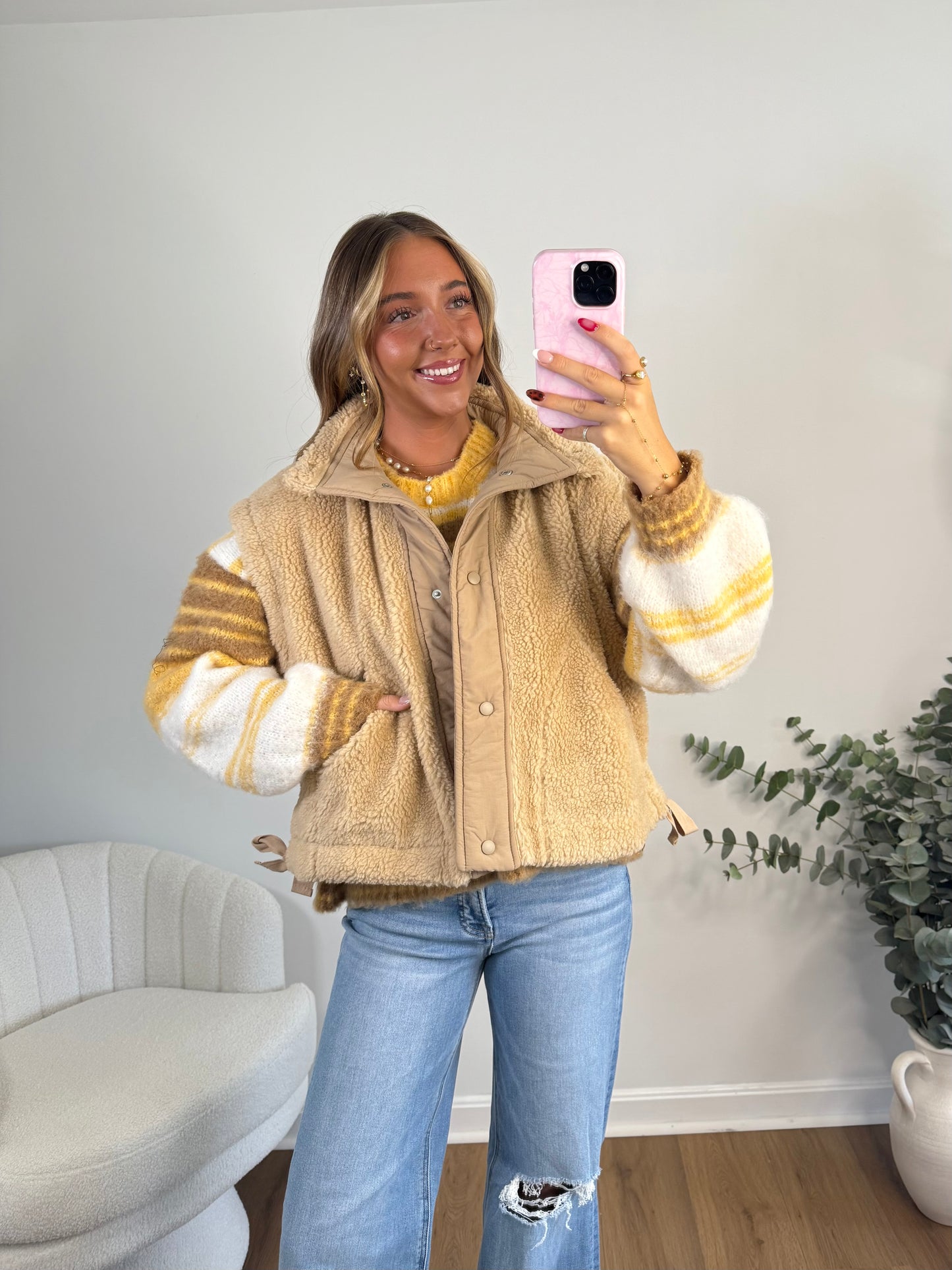 Weekend Cabin Vest (beige)