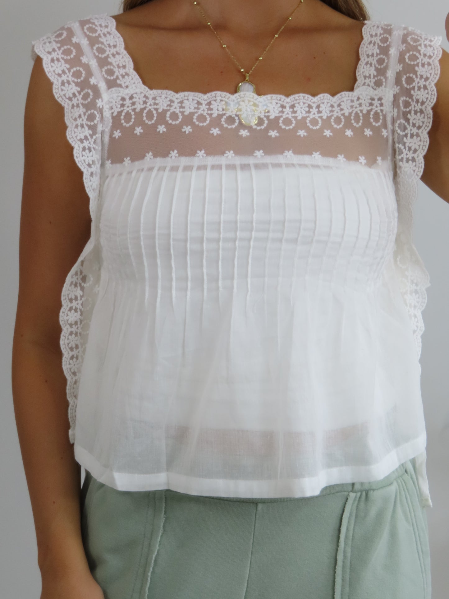 Daisy Lace Top
