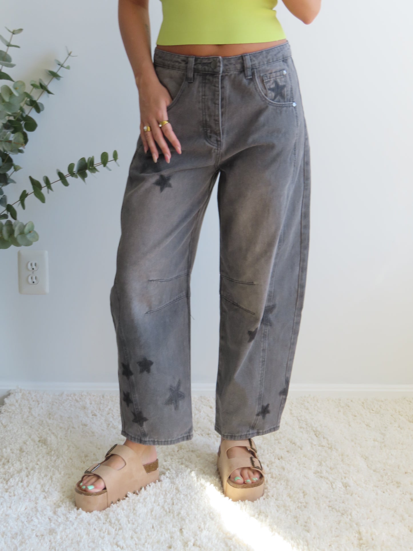 Nightfall Star Barrel Jeans