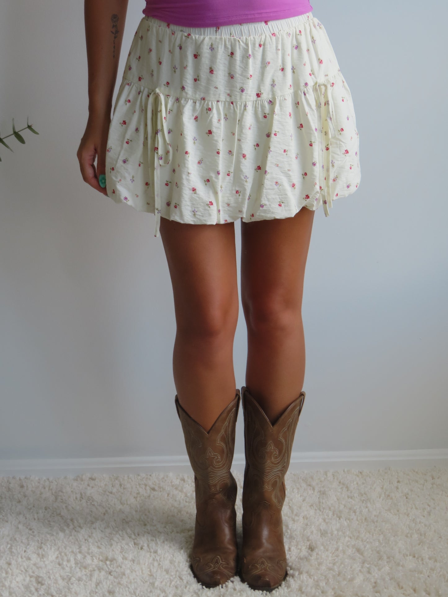 Darlin' Petals Bubble Skirt