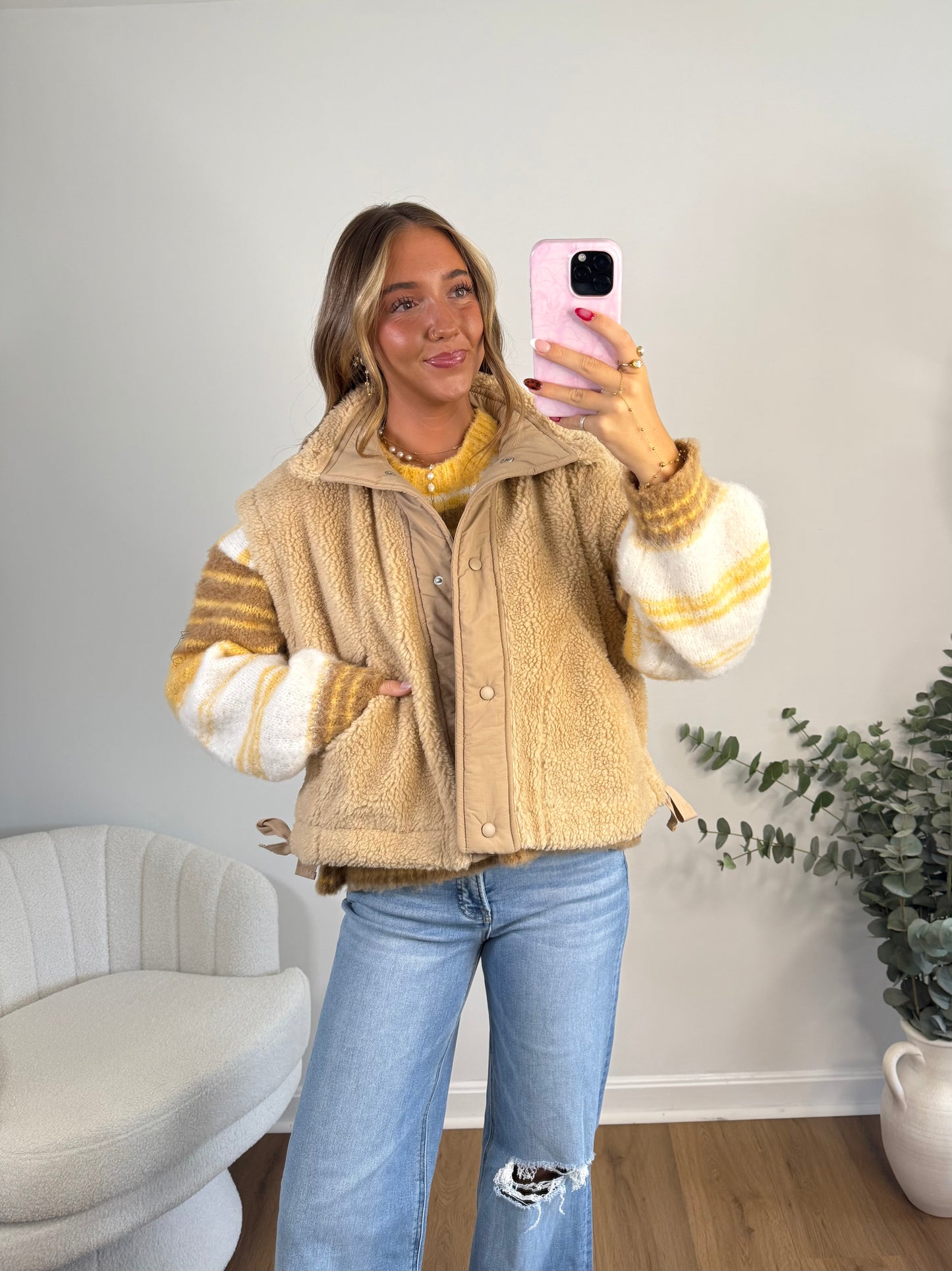 Weekend Cabin Vest (beige)