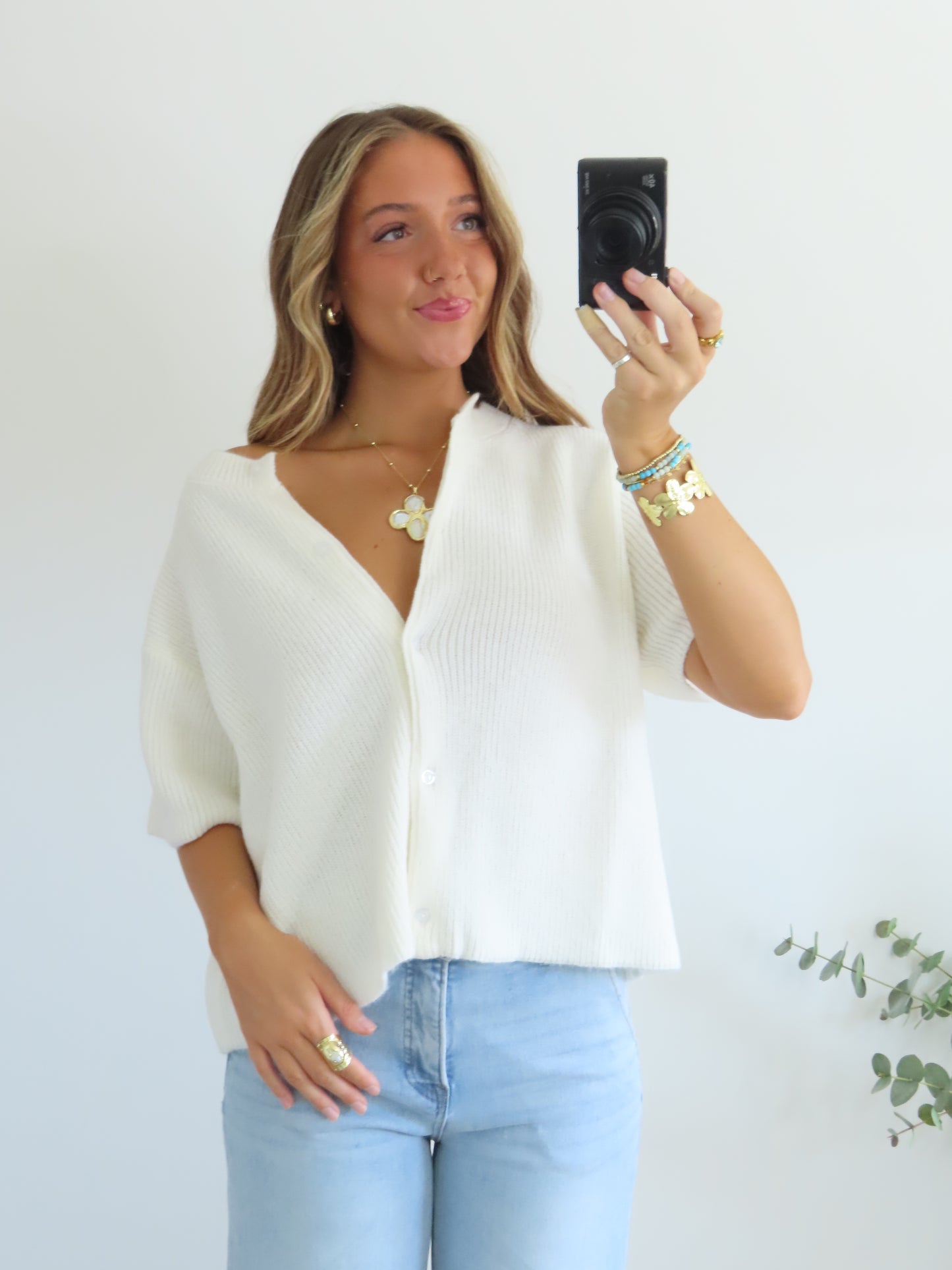 Mae Short Sleeve Cardigan (PREORDER SEPT)