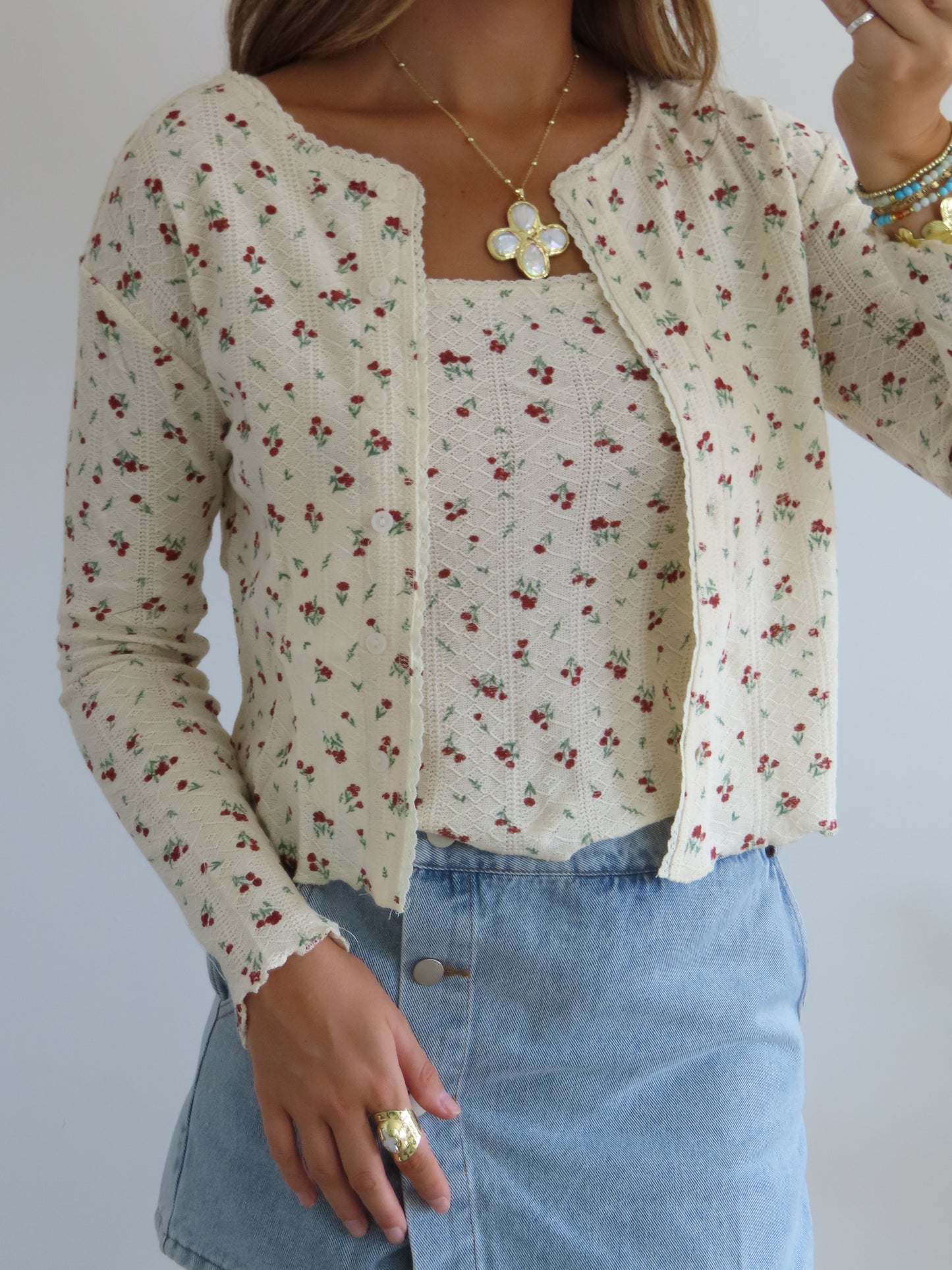 Cherry Fields Top Set