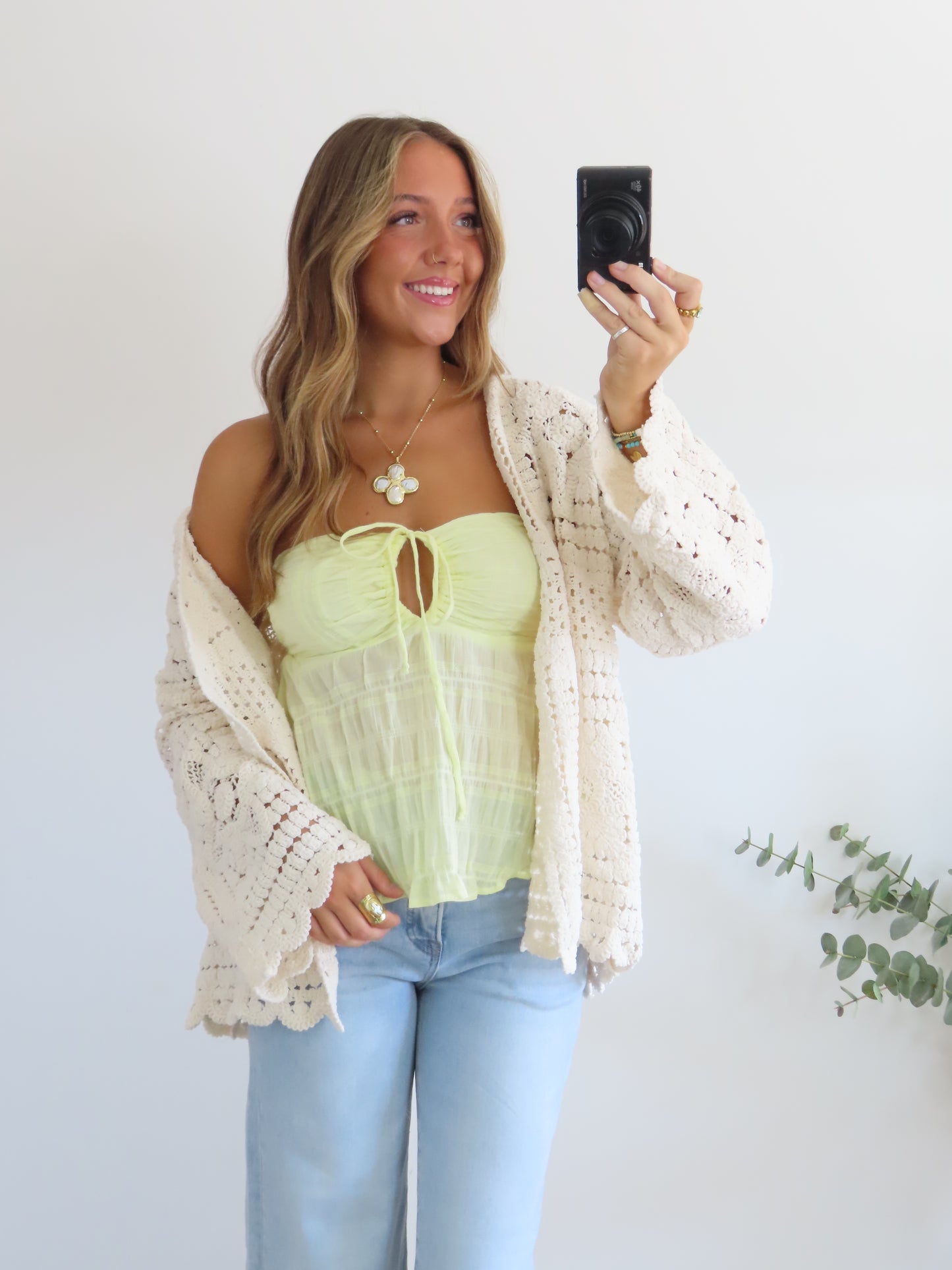 Sunbeam Strapless Top