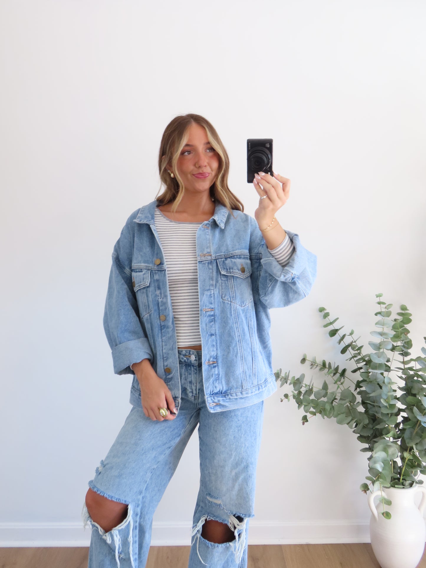 Oversized & Effortless Jean Jacket