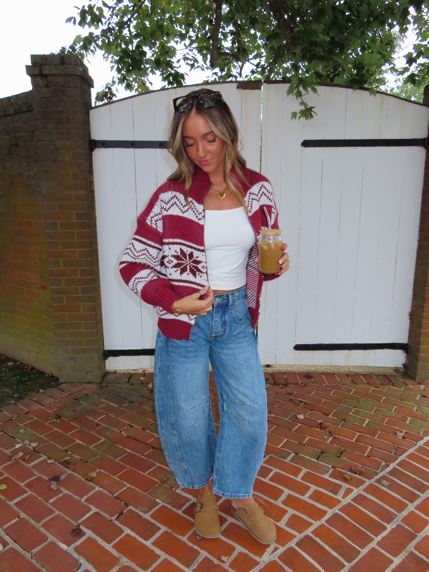 Oh So Cozy Zip Up Sweater