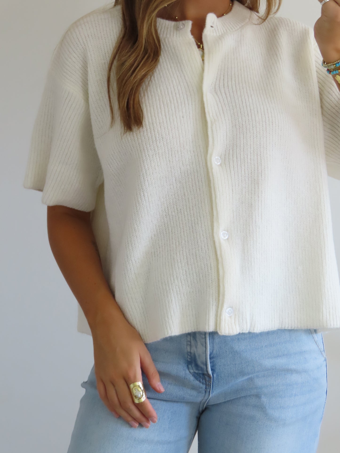 Mae Short Sleeve Cardigan (PREORDER SEPT)