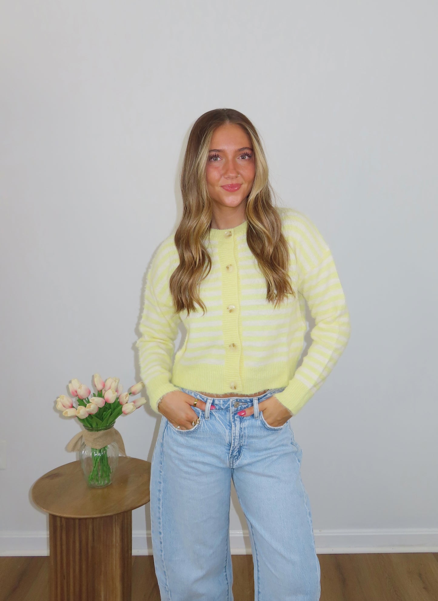 Sugar Rush Cardigan - YELLOW