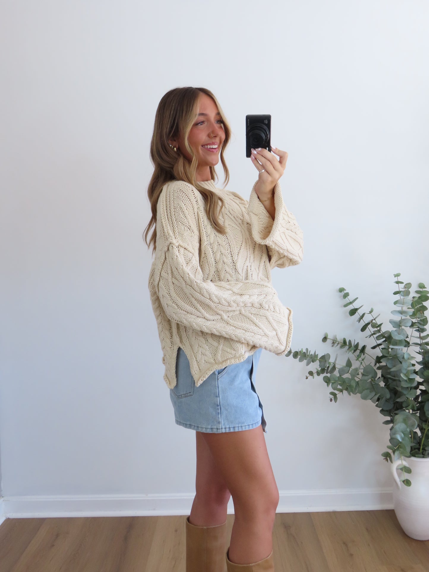 Haven Cable Knit Sweater