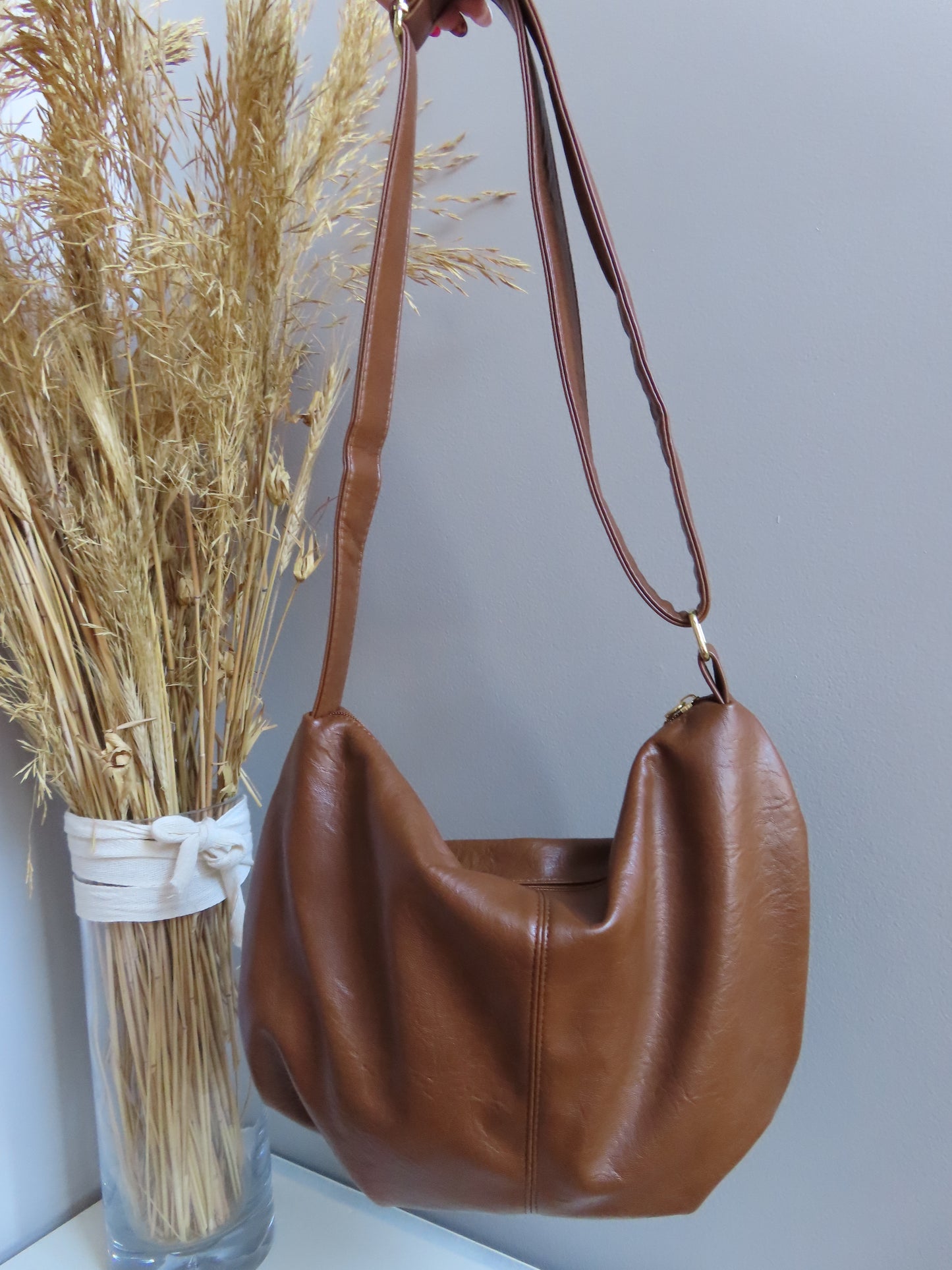 Maple & Mocha Slouch Bag