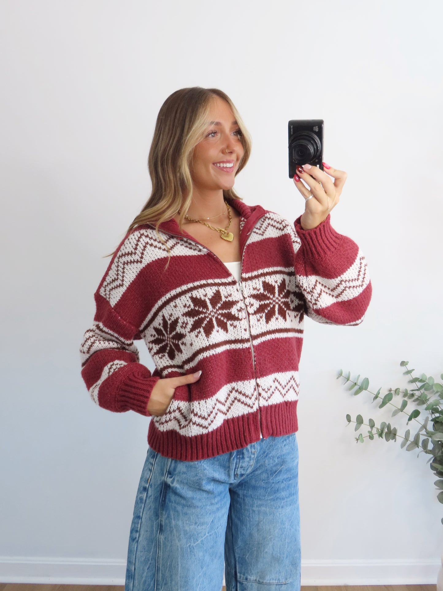 Oh So Cozy Zip Up Sweater