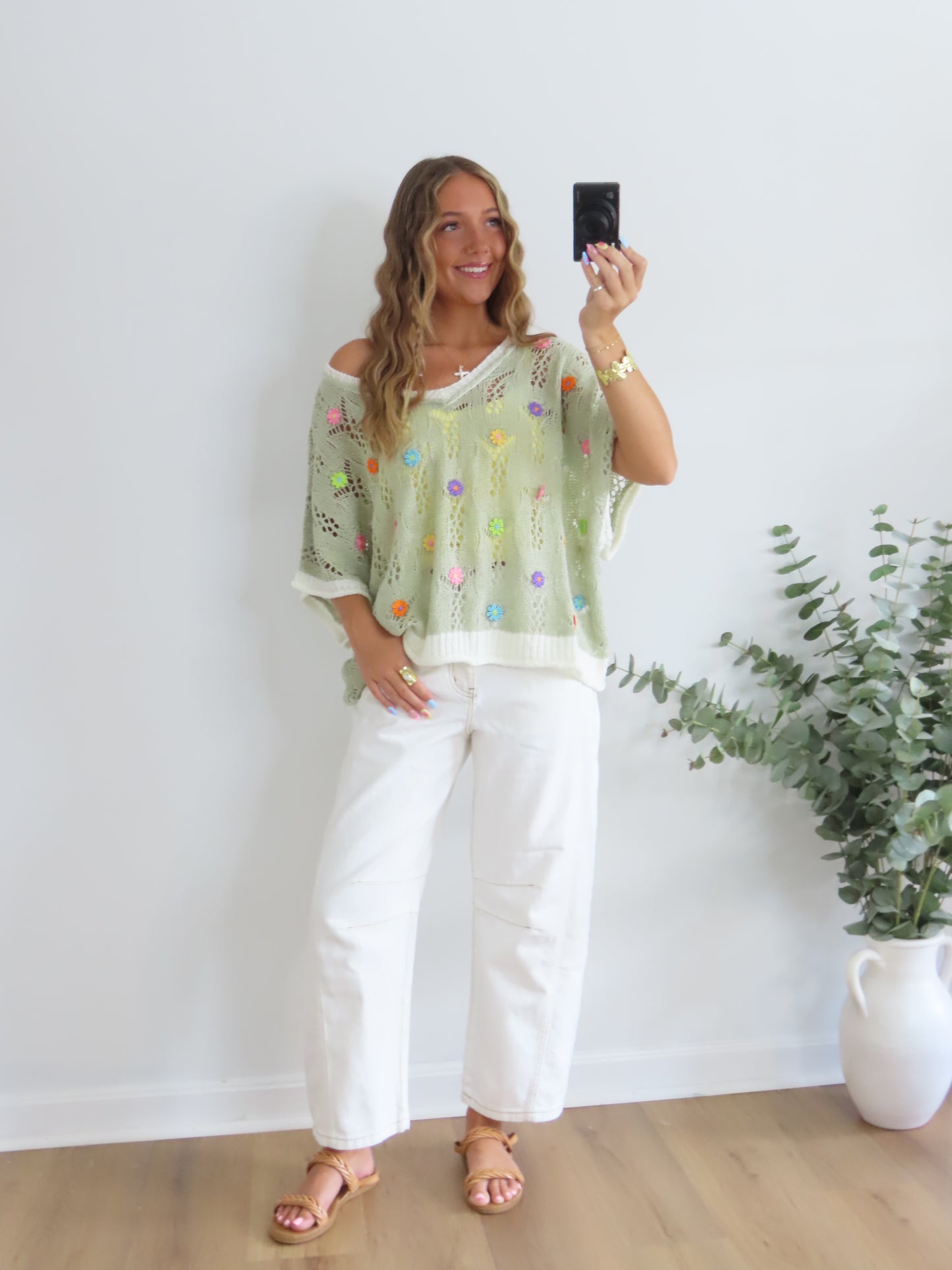 Pretty In Petals Crochet Top