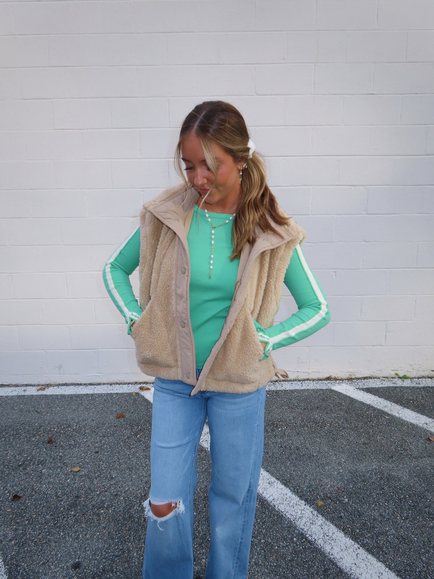 Weekend Cabin Vest (beige)