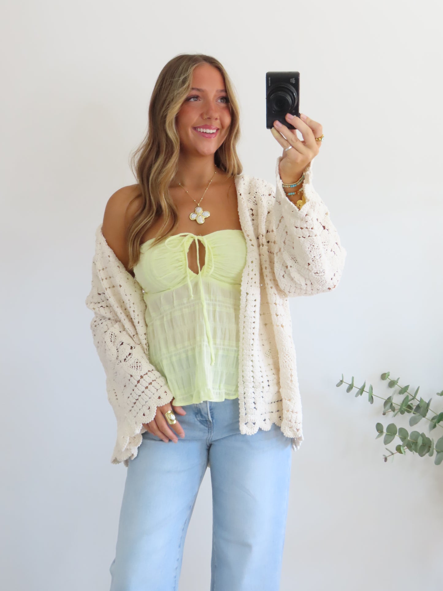 Sunbeam Strapless Top