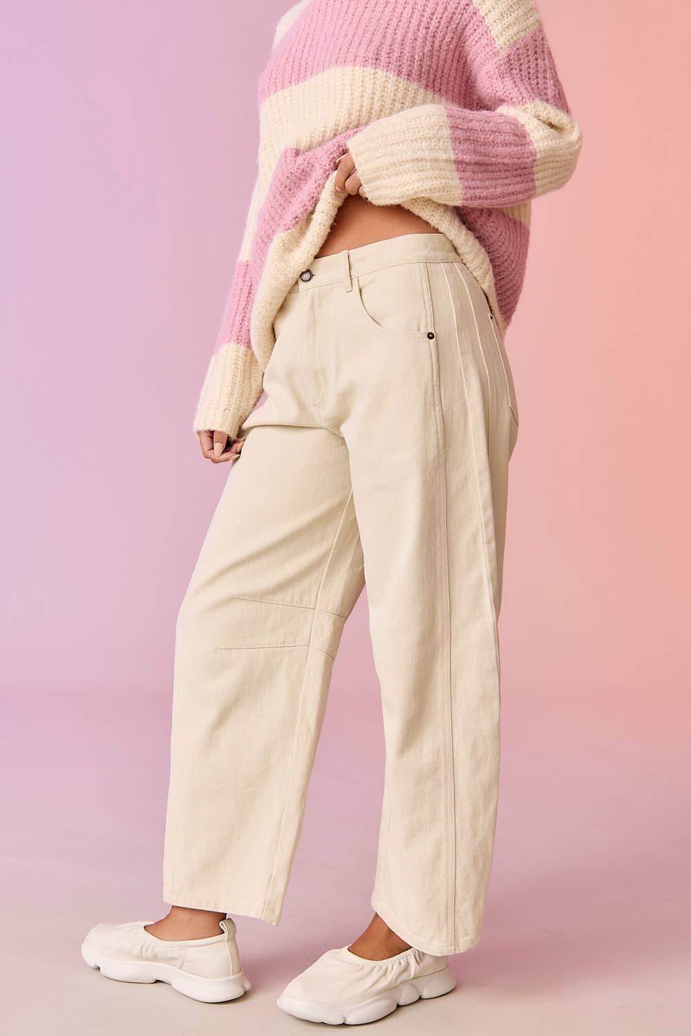 Sandstone Barrel Jeans