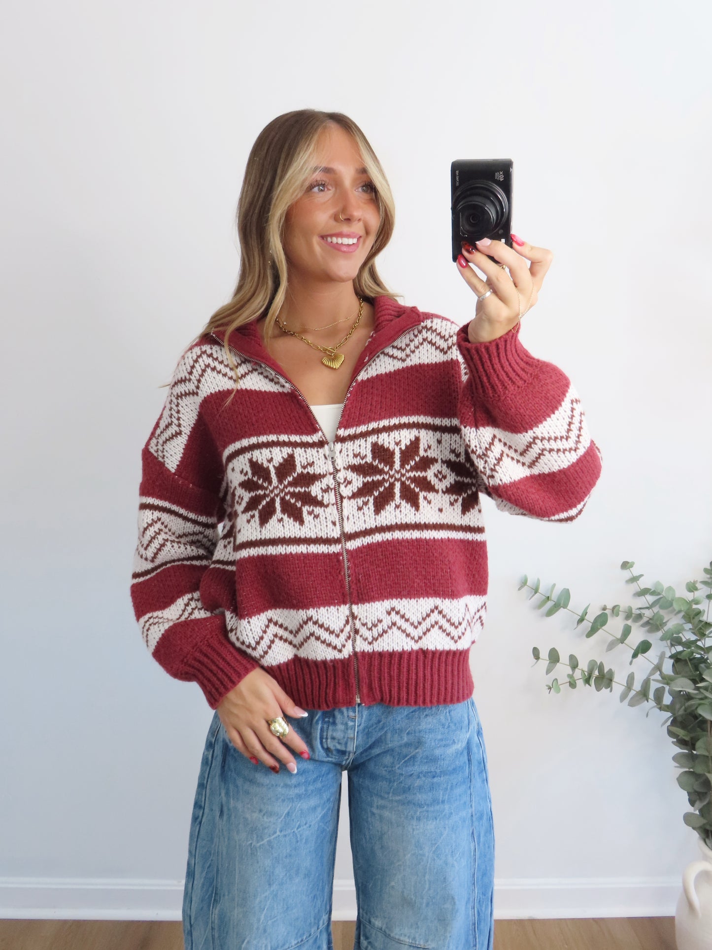 Oh So Cozy Zip Up Sweater