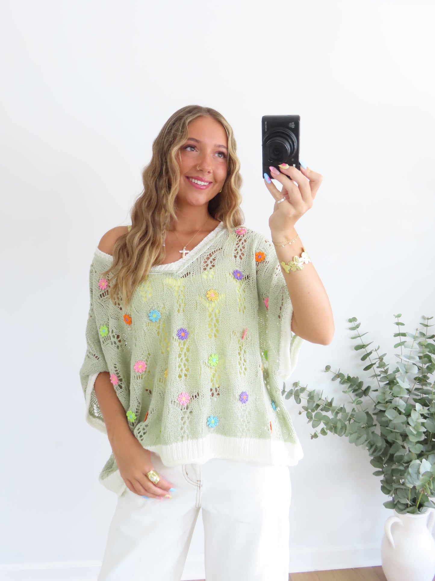 Pretty In Petals Crochet Top