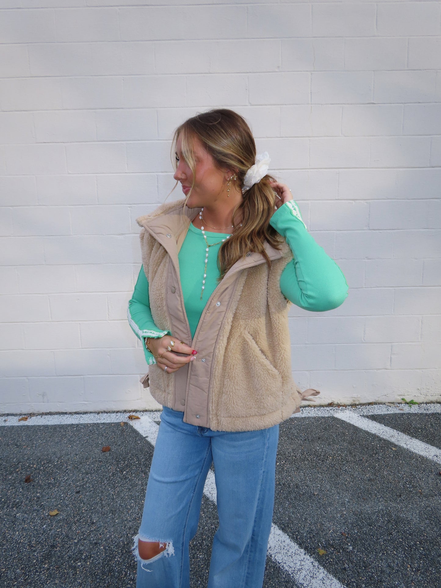 Weekend Cabin Vest (beige)