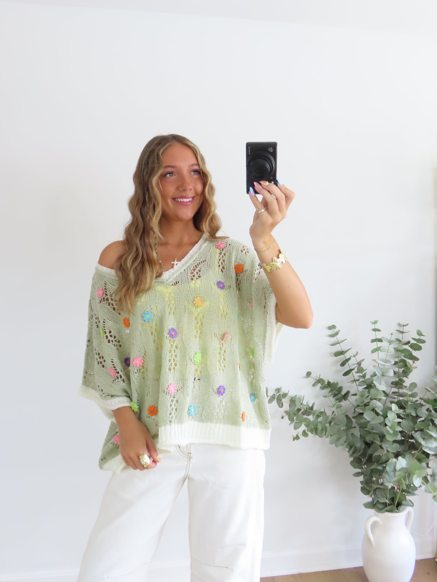 Pretty In Petals Crochet Top