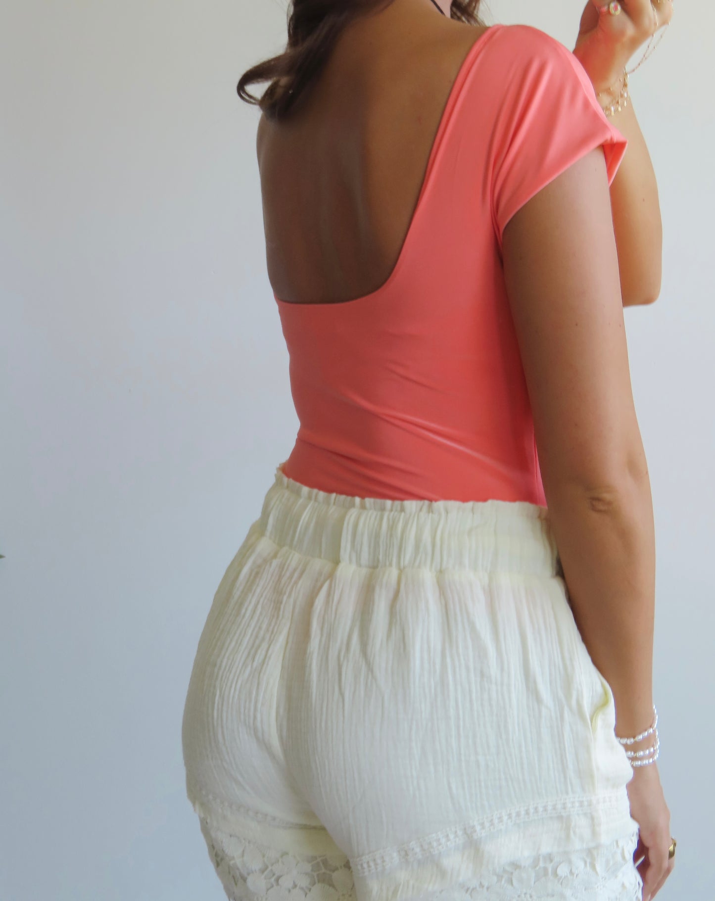 Peach Glow Bodysuit