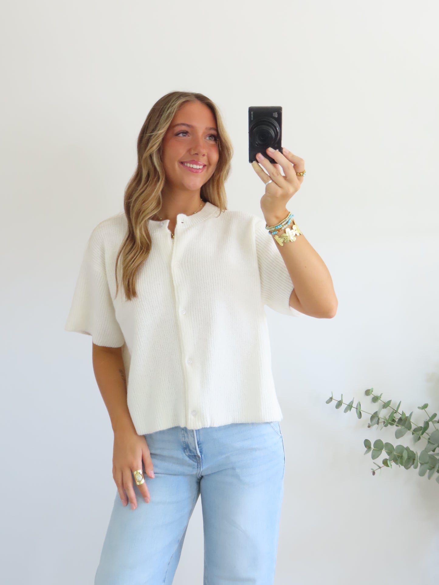 Mae Short Sleeve Cardigan (PREORDER SEPT)
