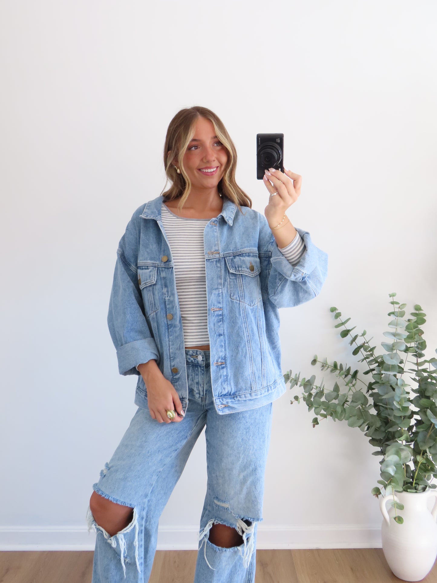 Oversized & Effortless Jean Jacket