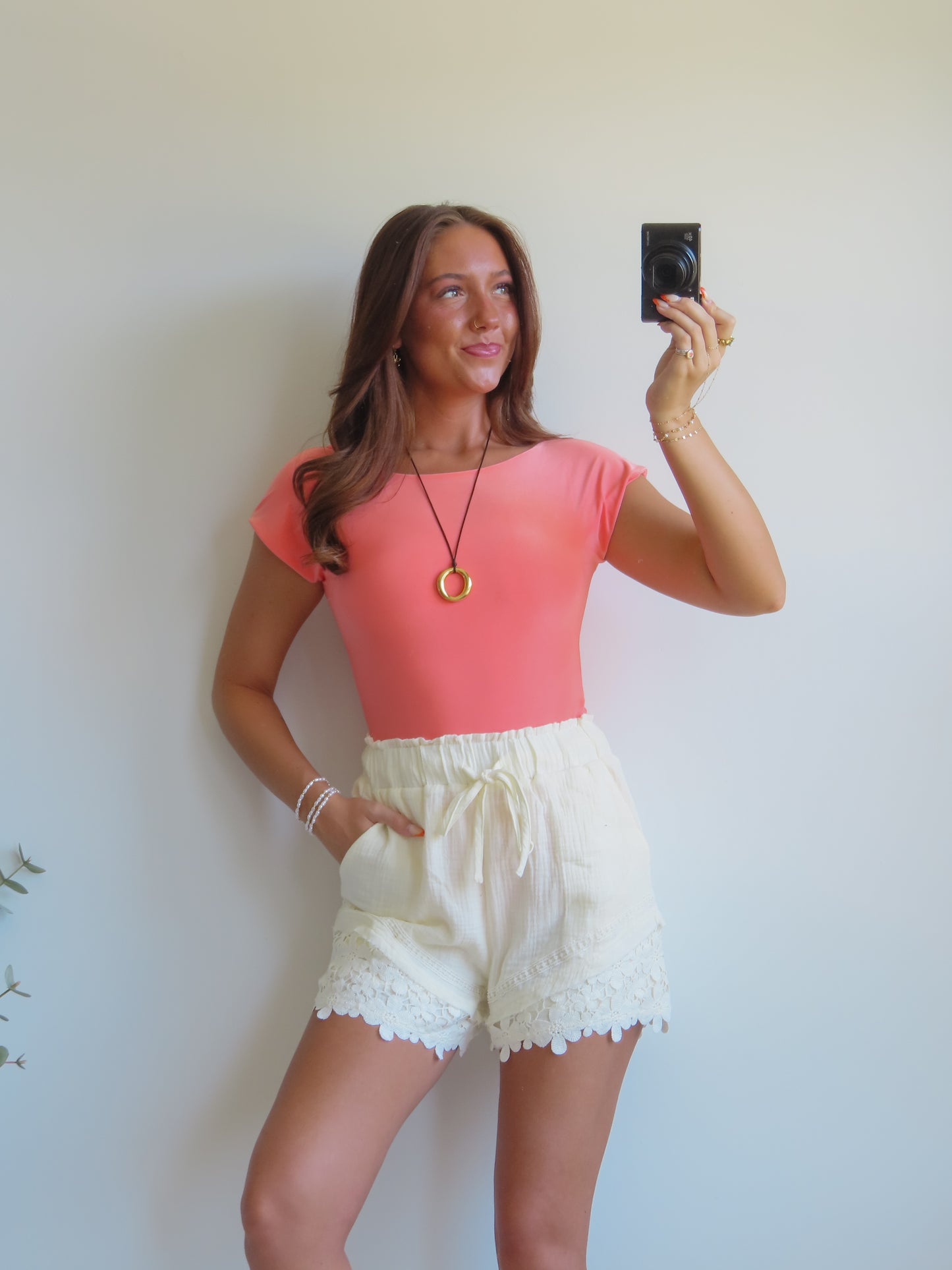 Peach Glow Bodysuit