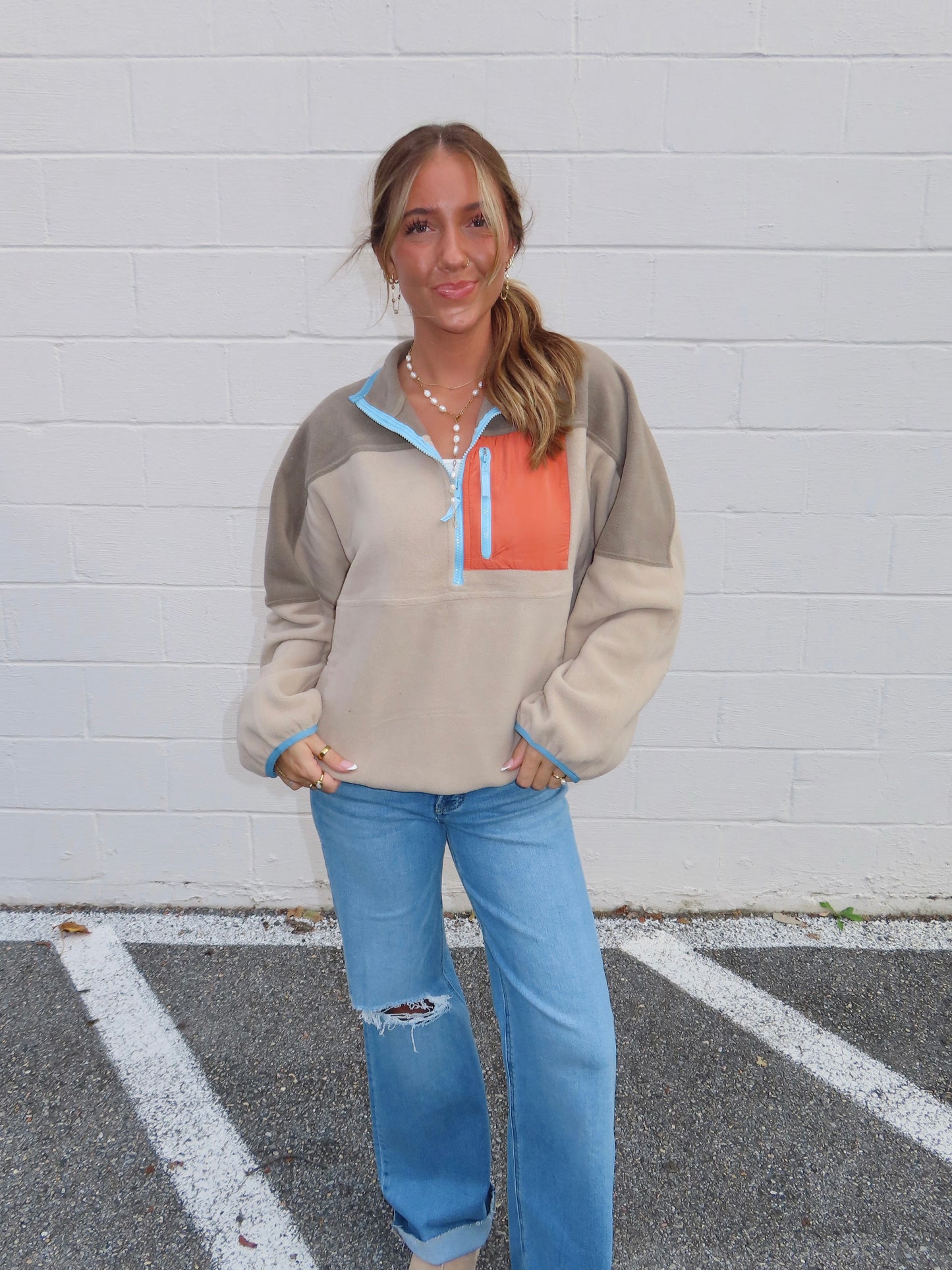 Better Days Quarter Zip Pullover