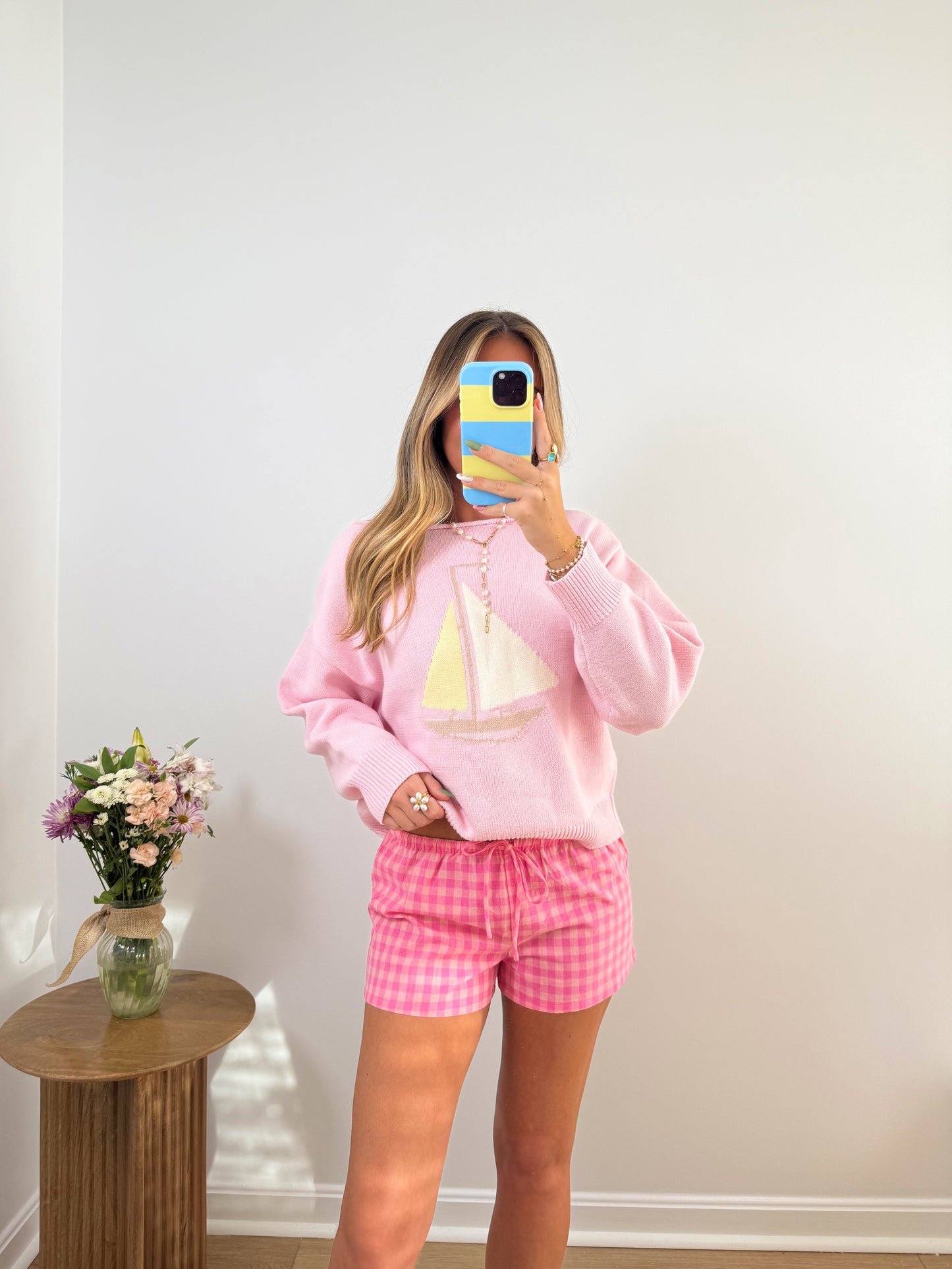 Bubblegum Gingham Shorts