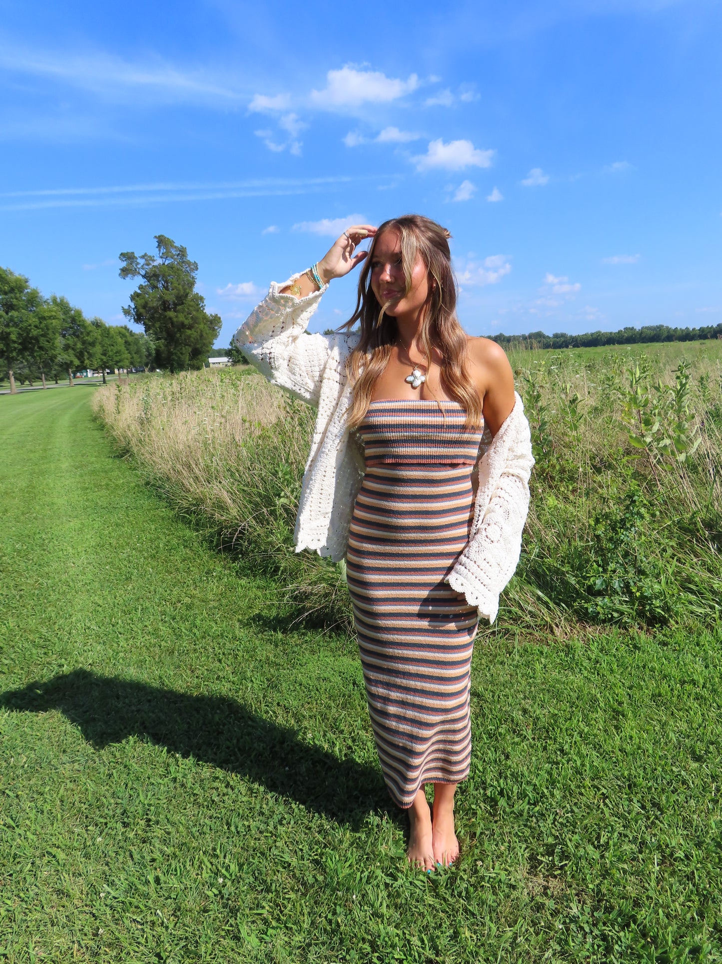 Falling For Stripes Dress (PREORDER SEPT)