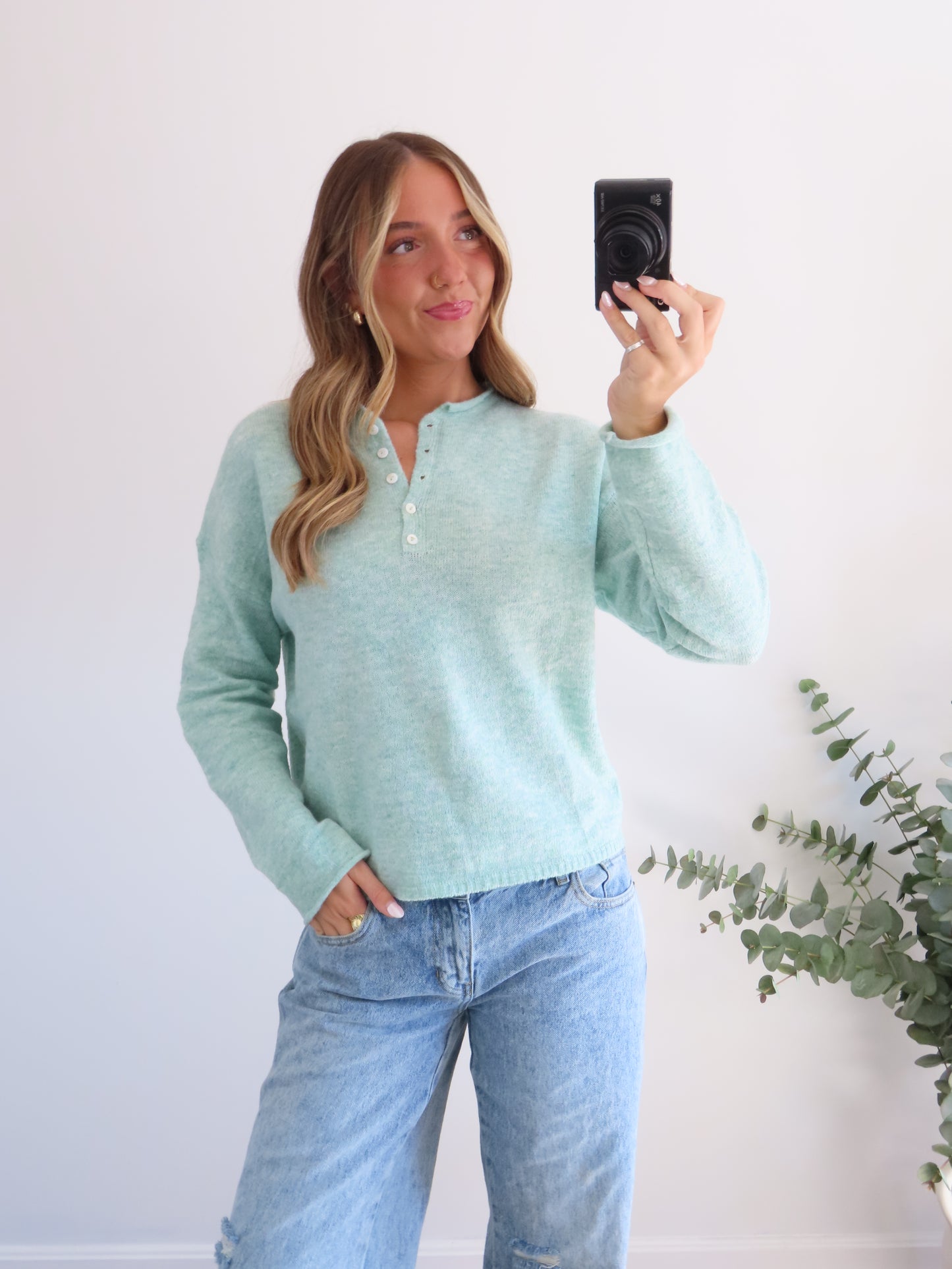 Your Favorite Henley Sweater