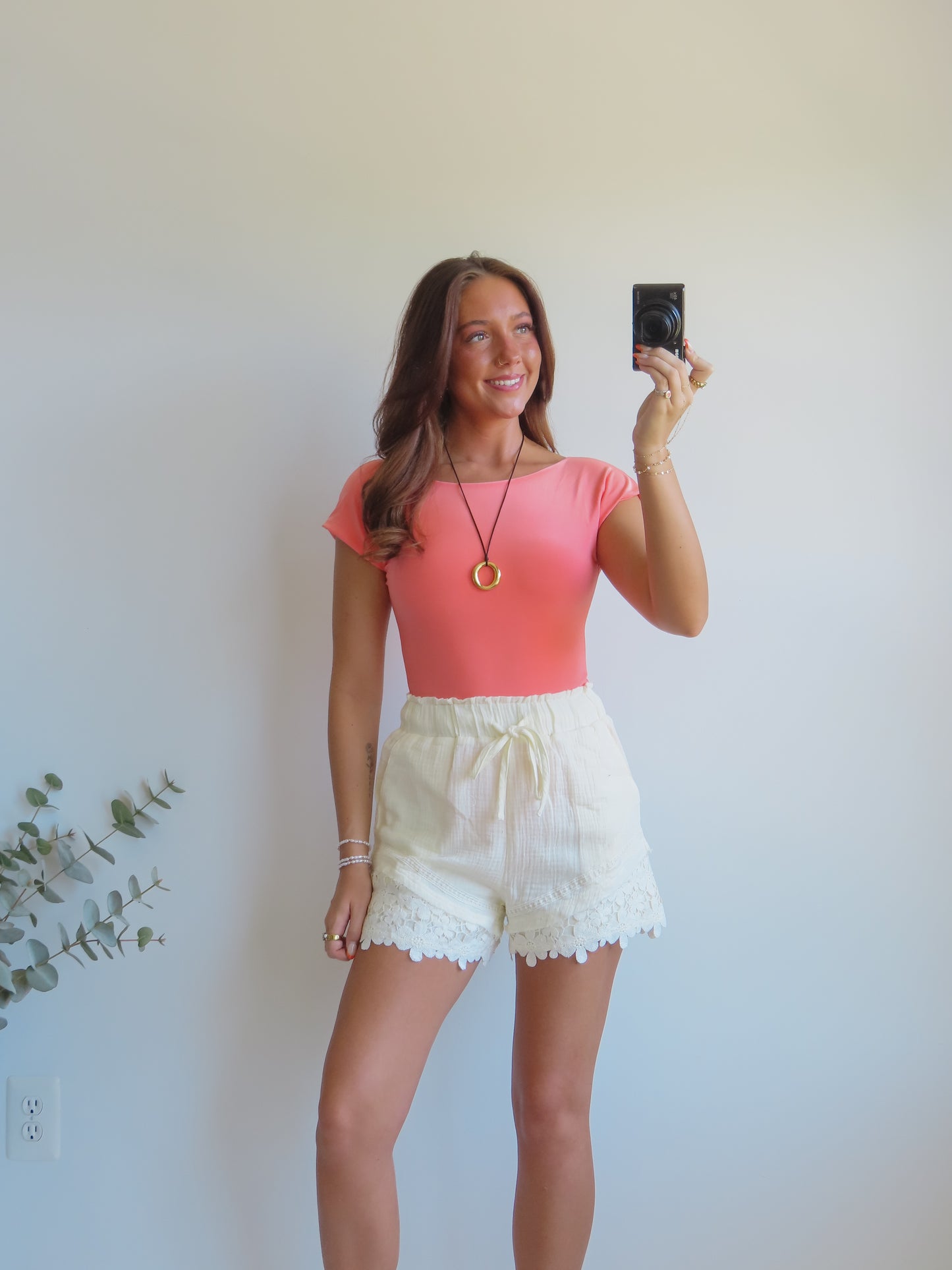 Peach Glow Bodysuit