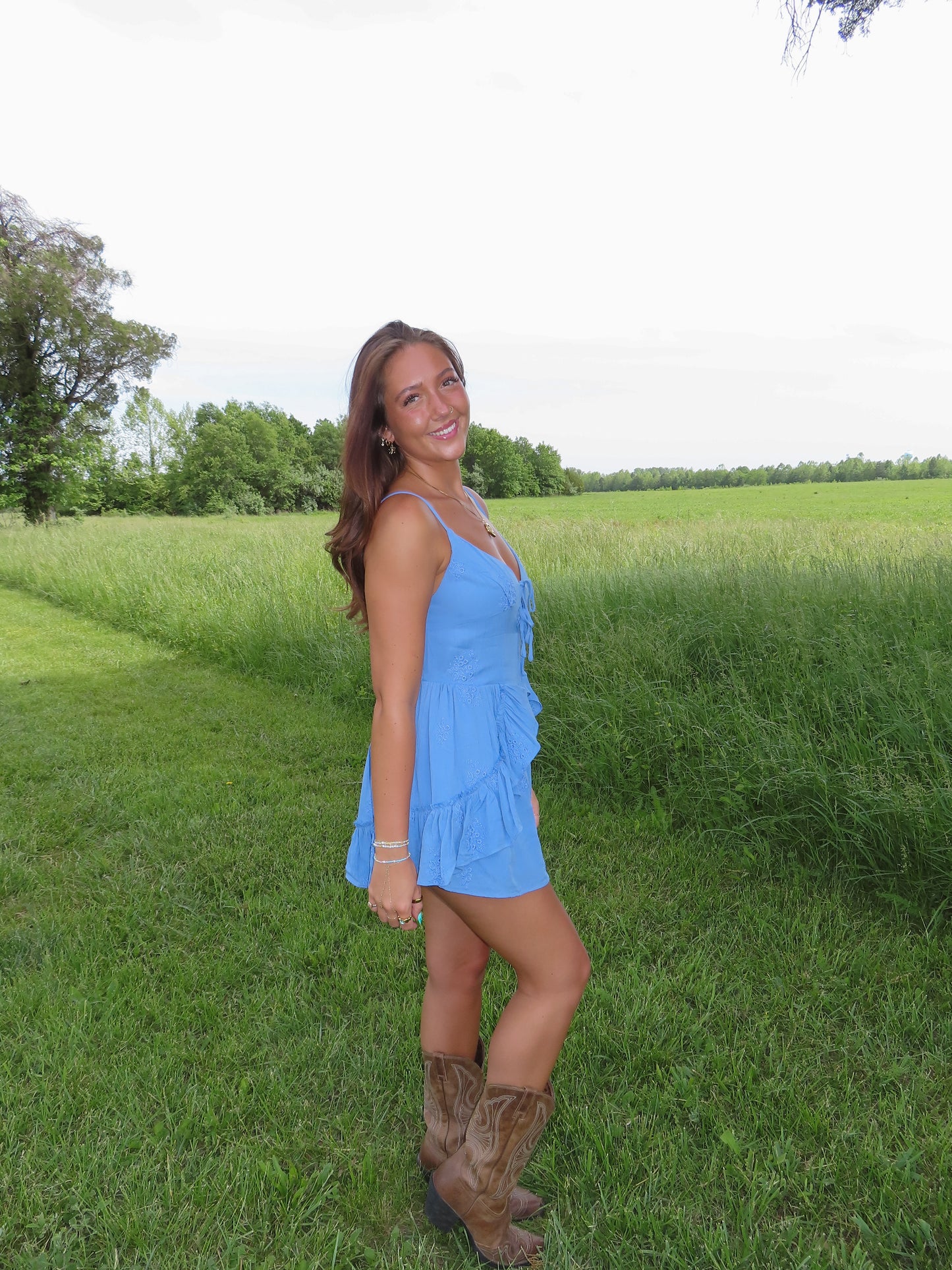 Ruffles and Rodeos Romper