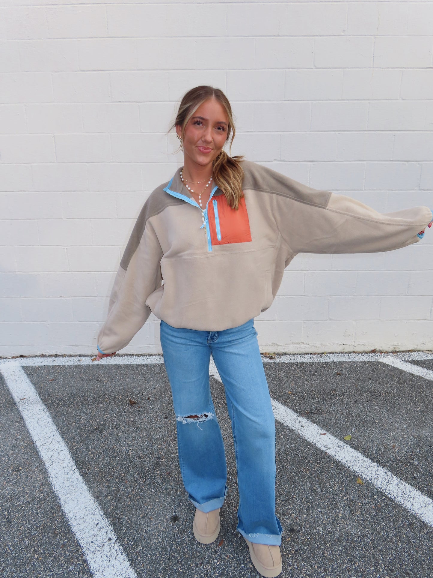 Better Days Quarter Zip Pullover
