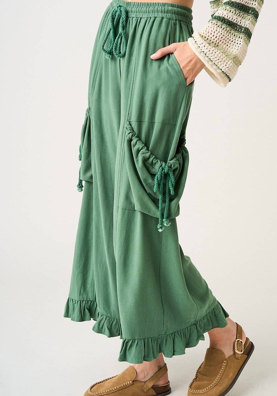 Just Bloom Pants- GREEN