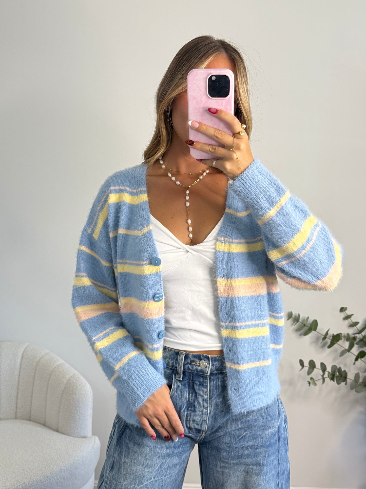 Cotton Candy Sweater Cardigan