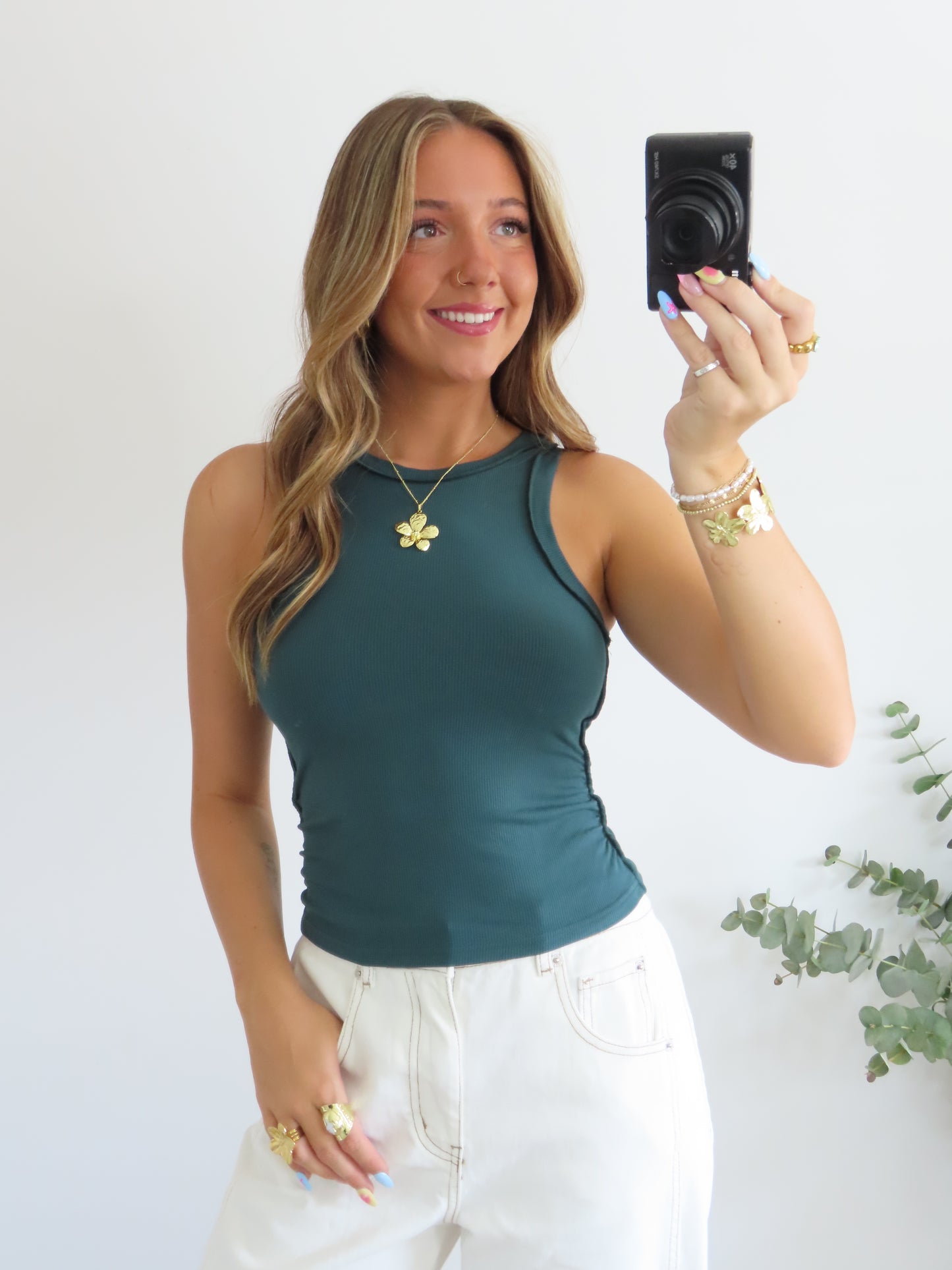 Freeform Inside Out Ribbed Tank