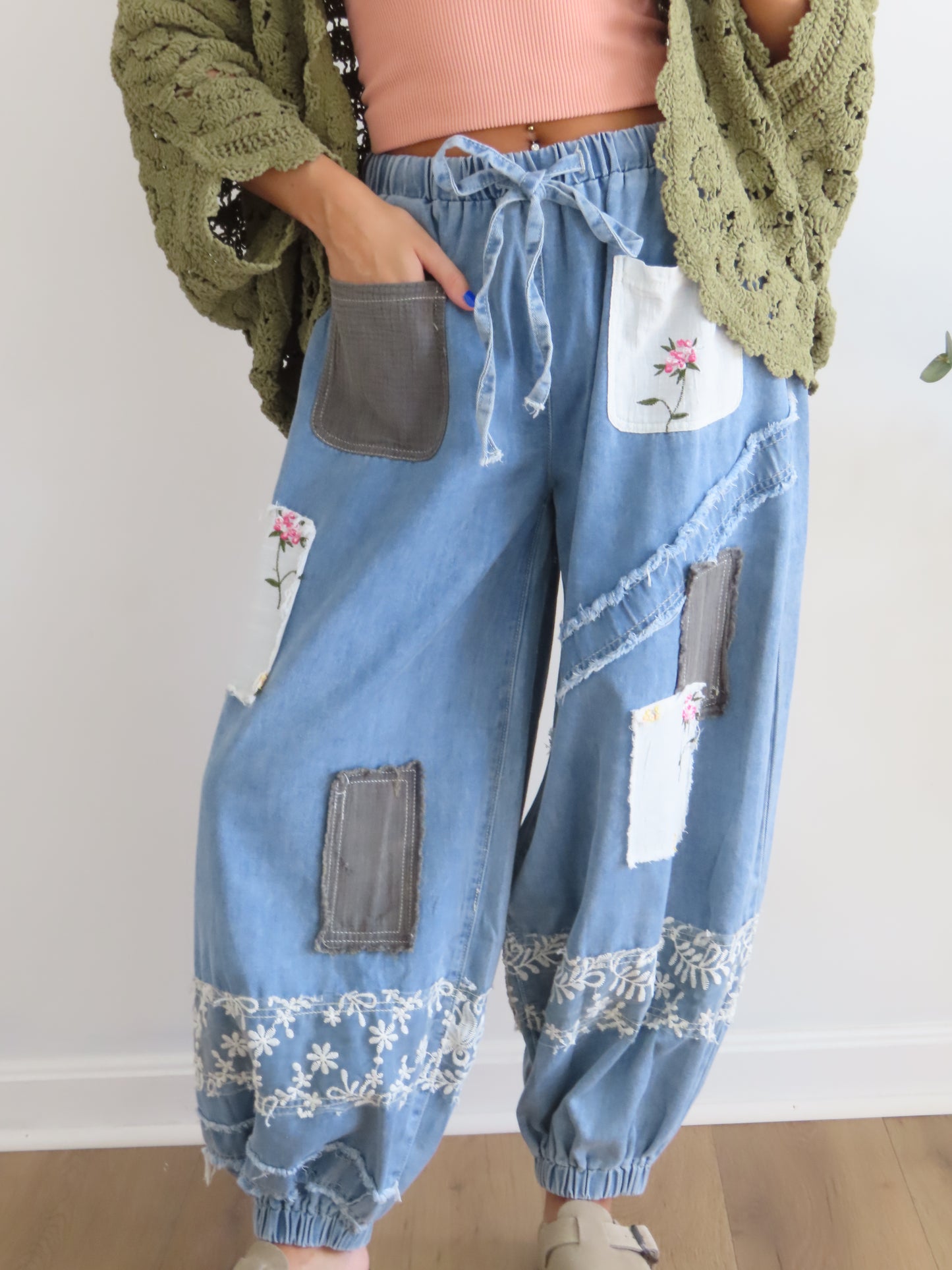 Patchwork Season Joggers