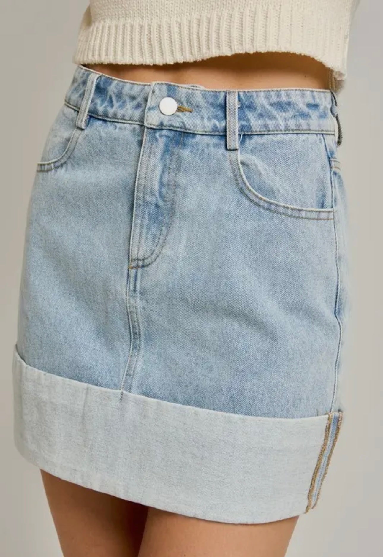 Denim skirt