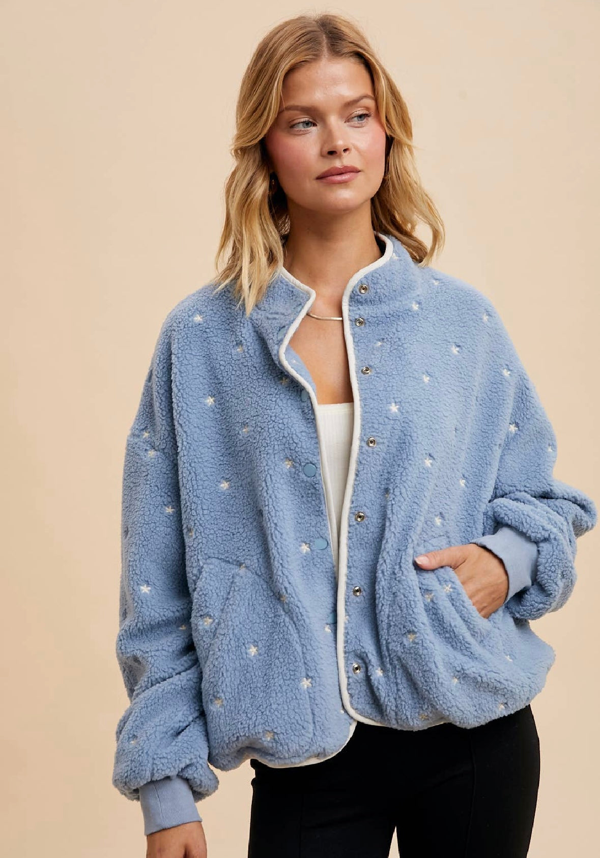 Northern Sky Sherpa Jacket (BLUE)