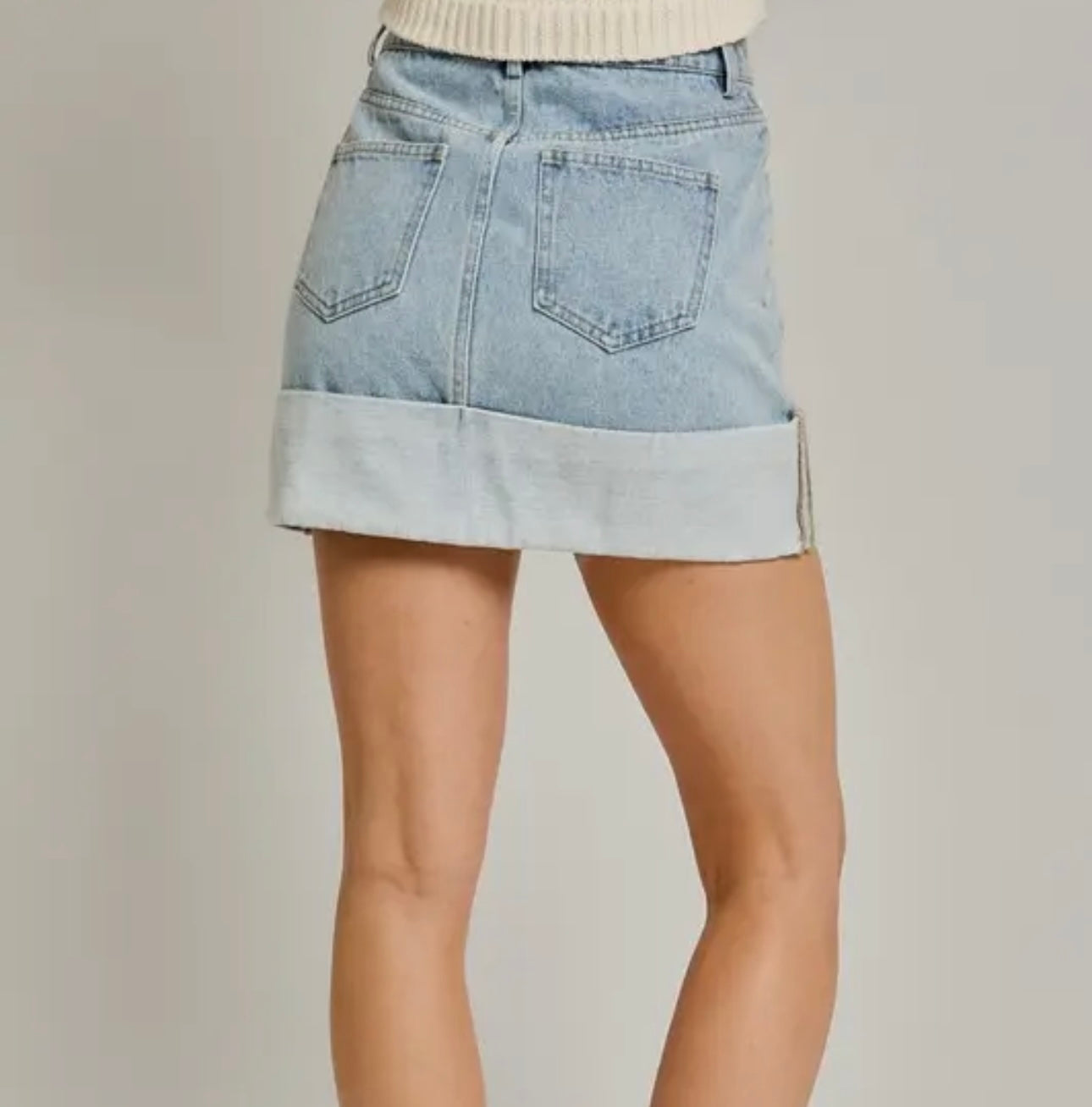 Denim skirt