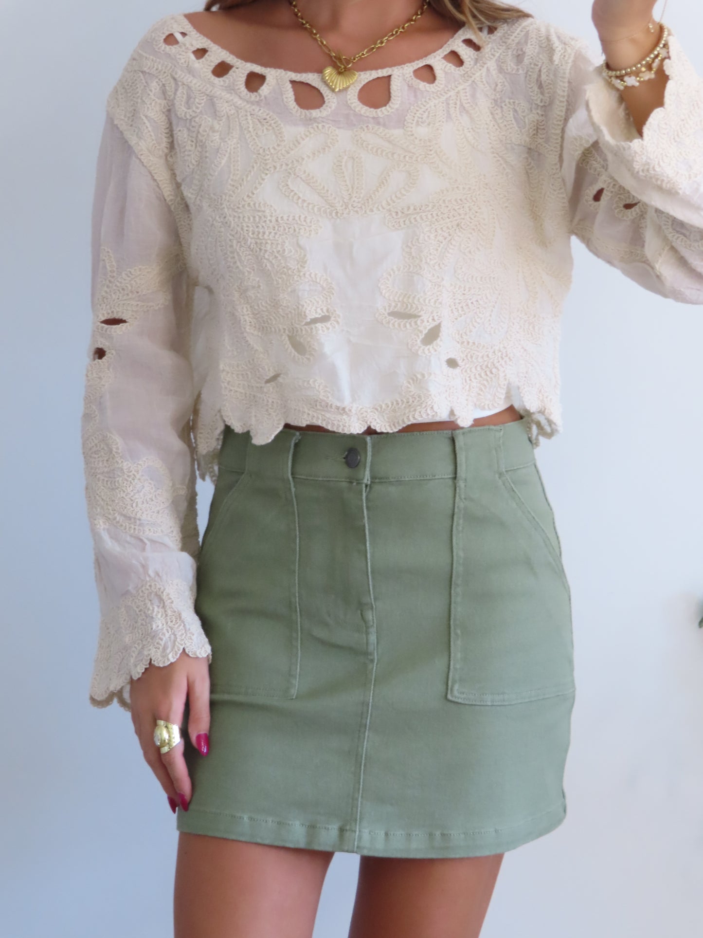 Meadow Sage Skirt