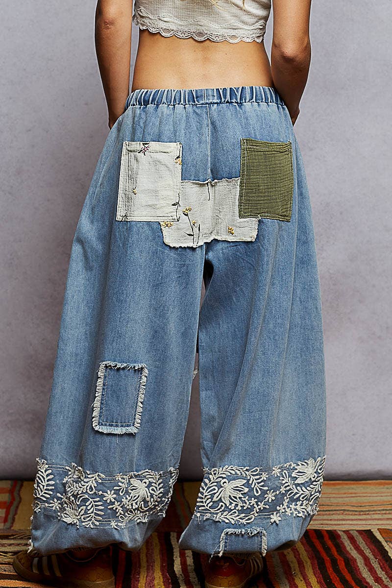 Patchwork Season Joggers