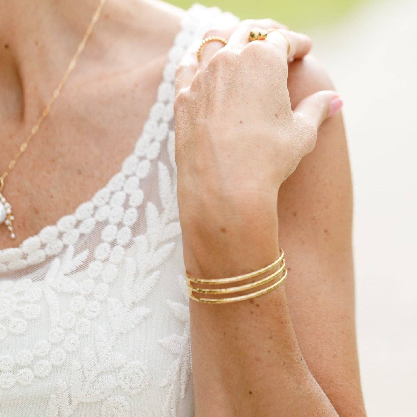 Golden Cuff Bracelet