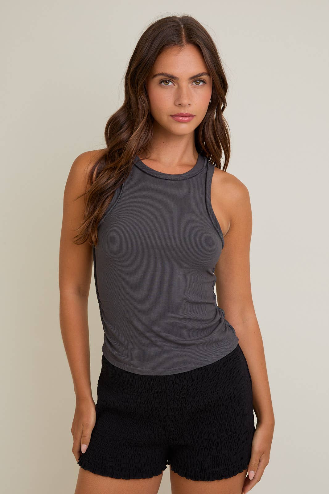 Freeform Inside Out Ribbed Tank