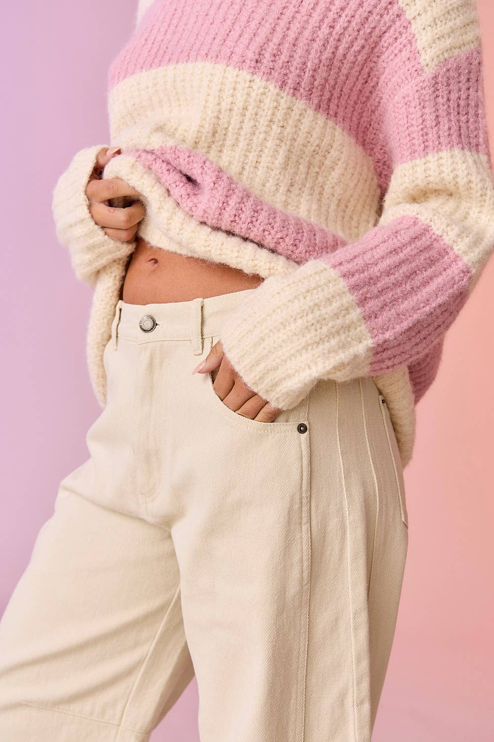 Sandstone Barrel Jeans