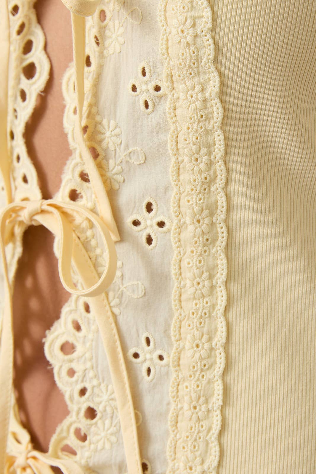 Buttercup Tie Front Top