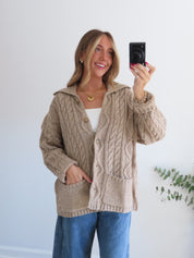 Homestead Cable Knit Cardigan